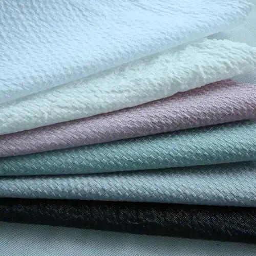 全棉梭织双层加厚银丝提花纱罗面料 秋冬女装童装服装布料-阿里巴巴