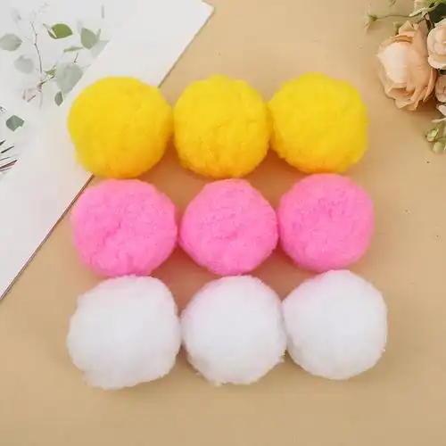 丙纶棉球彩色毛球全自动麻将清洗球大雪球圣诞装饰纺织服装辅料