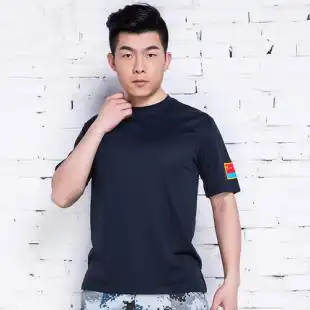 正品空军款飞行员体能训练服t恤衫圆领短袖速干户外运动夏季男女,可在