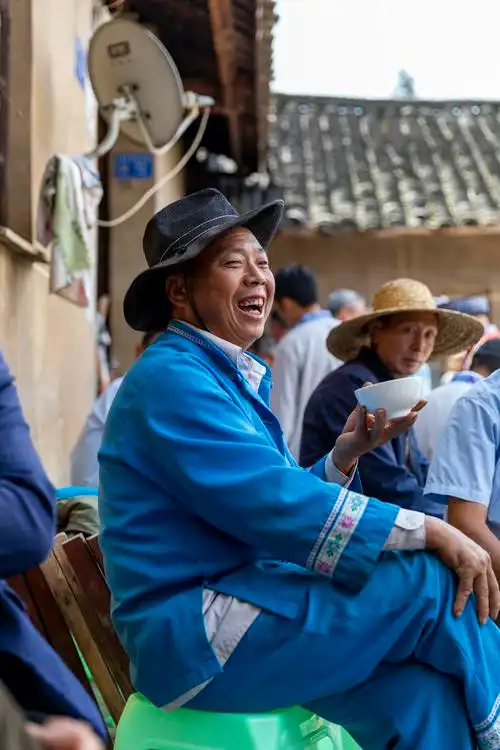 落夯村仡佬族吃新节随手拍