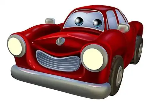 卡通,汽车,吉祥物