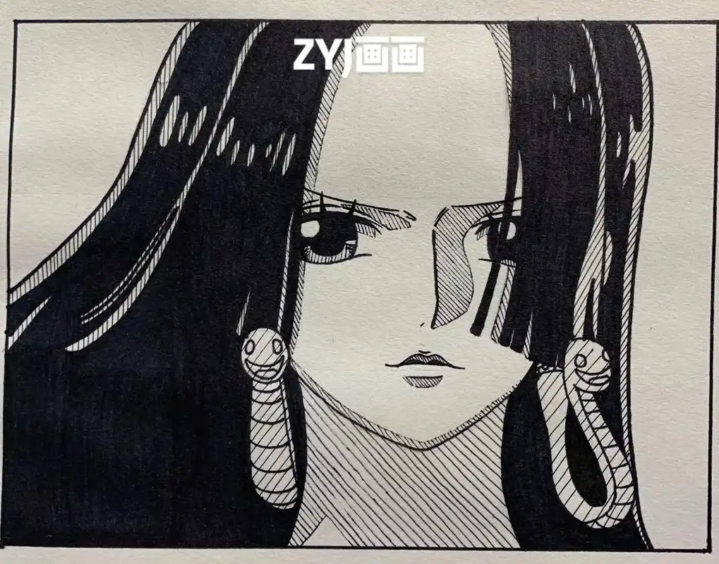 【女神系列】女帝汉库克头像手绘过程,规格20cm x 15c - 抖音