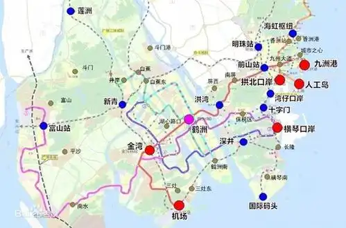 珠海规划七条城市轨道交通,1,2号线预计今年开工建设