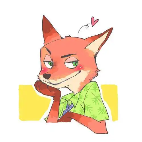 疯狂动物城小狐狸尼克简笔画