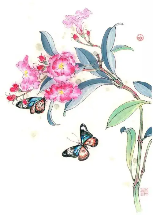 图文教程:工笔花卉蝴蝶作品步骤详解!_国画教程大全_零二七艺考