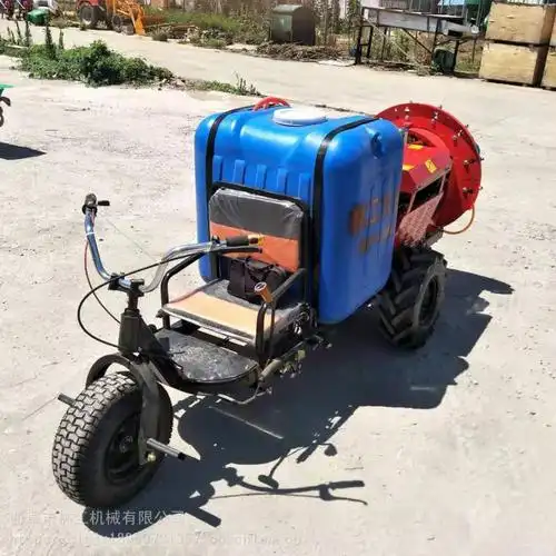 三轮车打药机 果园专用风送式喷雾打药机  主要由药箱,压力泵,电动机