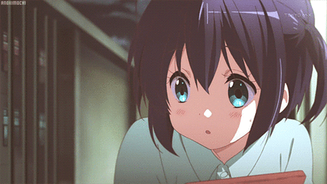 中二病也要谈恋爱gif眨眼gif萌萌哒gif