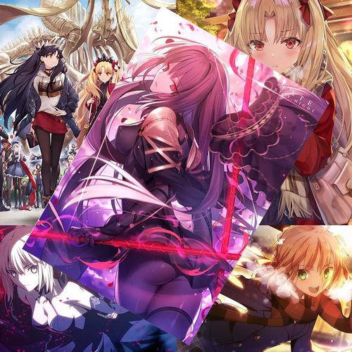 fate命运海报新款远坂凛暴君贞德高清二次元动漫海报学生宿舍壁纸