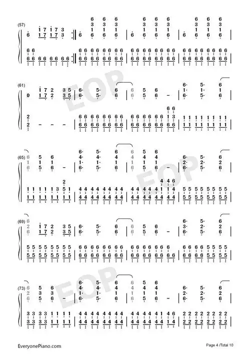pacific rim main theme-环太平洋主题曲双手简谱预览4