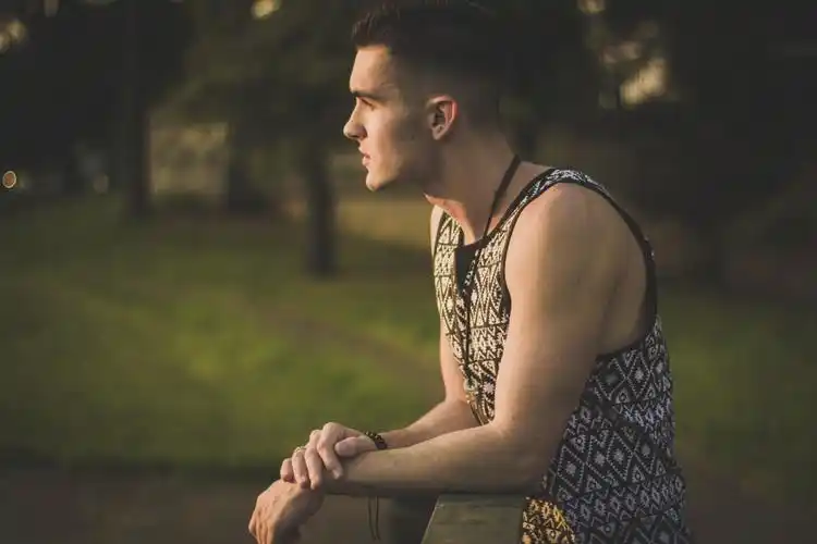 人, 人,男人,男性, 侧面图