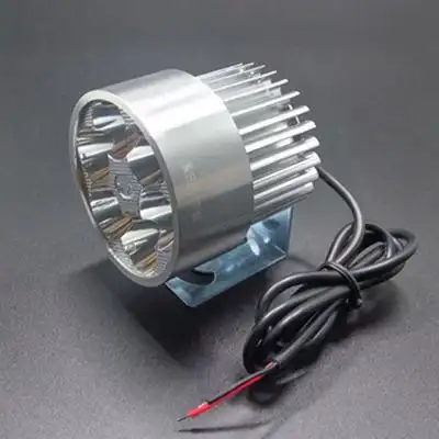 电动车灯摩托车led大灯超亮射灯外置灯防水灯泡8-80v改装大灯