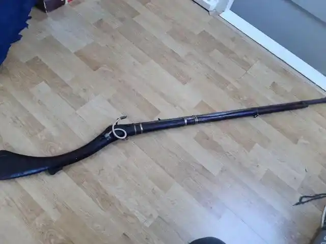 来自印度西北部旁遮普邦的古老武器——火绳枪