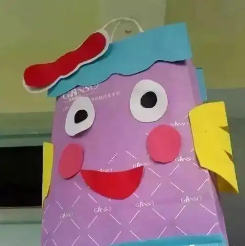 美丽简单的纸袋手工