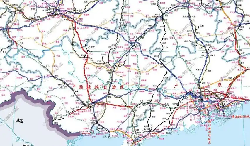 广西规划建设的高铁,五纵五横铁路线里有经过你的家乡吗?