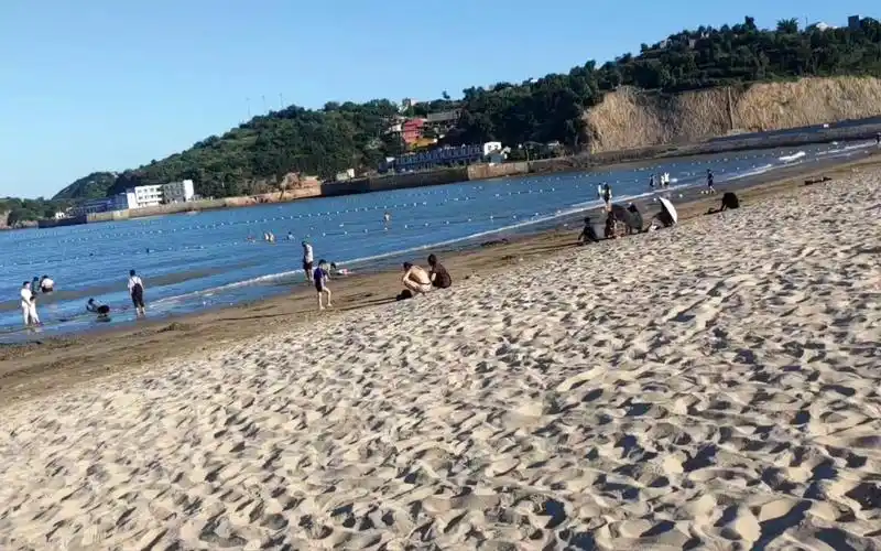 坎门后沙海滩走走