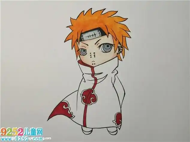 六道佩恩简笔画