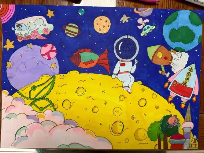 科技润童年科技幻想画