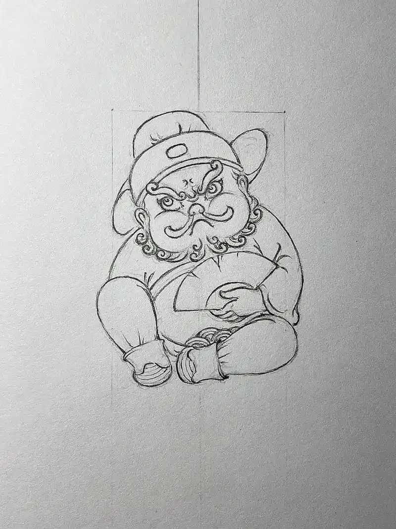 画个钟馗避避邪