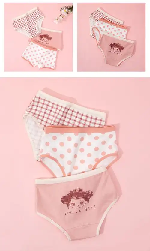 女童内裤棉平角儿童四角平裤小女孩三角裤小童短裤女宝宝中大童