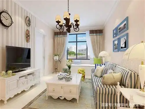 第一次装修房子,60㎡装修美式田园风格,温馨耐看,效果真心不错