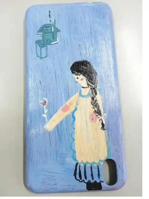 丙烯绘制手机壳