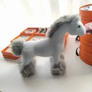 【新款】hermes/爱马仕【小马】【玩偶】新款爱马仕【羊毛