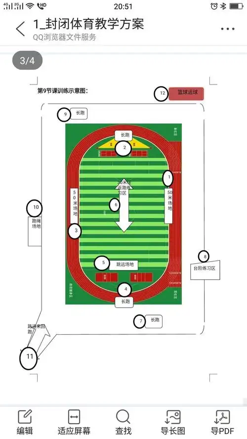 距离产生美感!跑操示意图也要事先精心设计制作