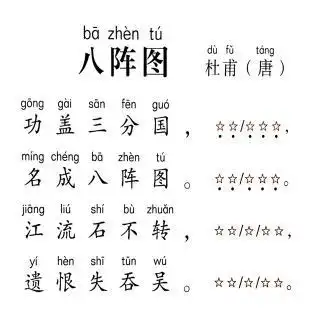 150,《八阵图》杜甫【唐诗】