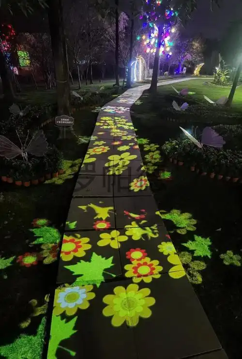 亮化投影灯效果图