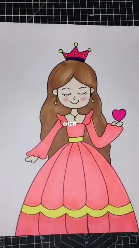 漂亮公主简笔画简笔画教程简笔画教程文化绘画