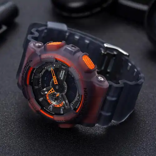 卡西欧冰川冰电之韧半透明磨砂果冻手表男女王一博同款ga-110ls-1