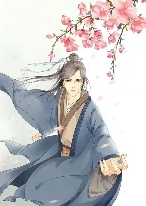 手绘古装美男 插画师:符殊