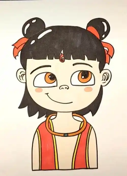 画哪吒画哪吒之魔童降世的哪吒