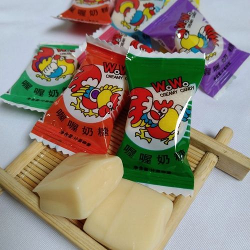 喔喔奶糖大公鸡奶味牛奶老式原味奶糖婚庆糖果休闲糖果怀旧糖果