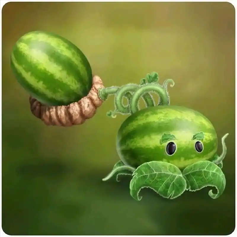 西瓜投手的伤害 植物大战僵尸 别被图鉴误导了,西瓜投手和冰西瓜伤害