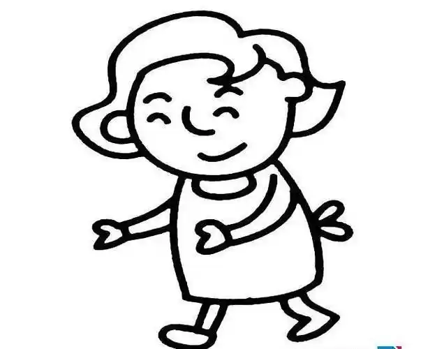 8月最新妈妈图片简笔画 母亲节妈妈简笔画画法