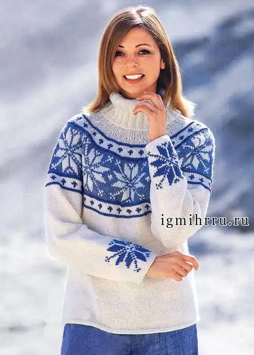 一波棒针编织提花毛衣图解正在向你奔来, 请接好!