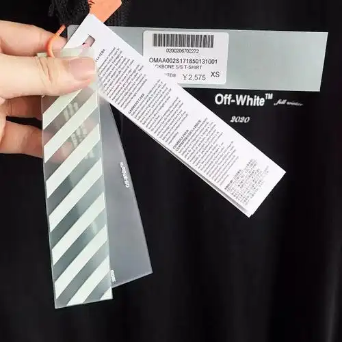 off-white# 19fw backbone s/s over 星座 情侣款 t-shirt