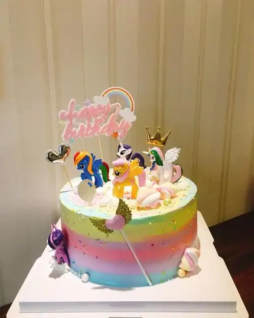 葫芦娃_x927做的小马宝莉奶油蛋糕