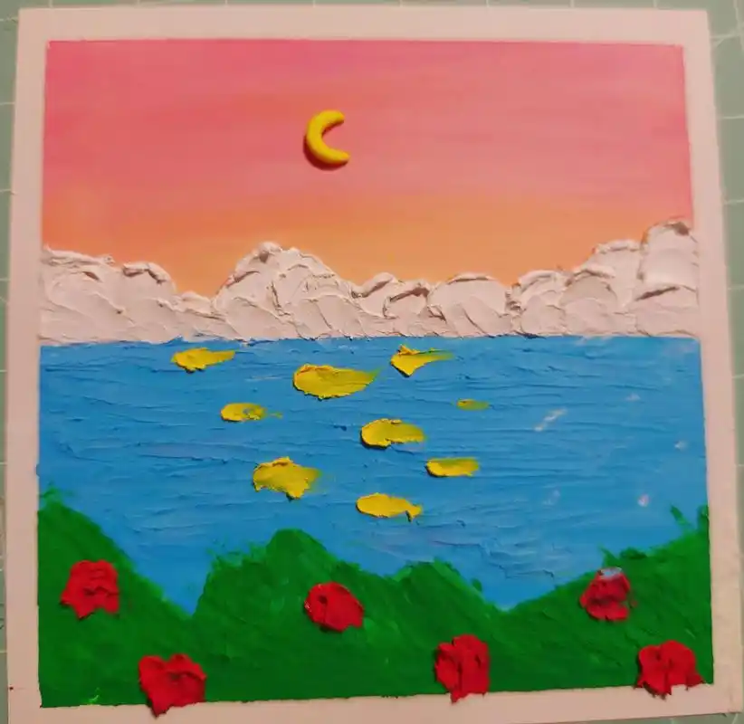 当成礼物送出去也不错.#油画棒 #油画棒初学者  - 抖音