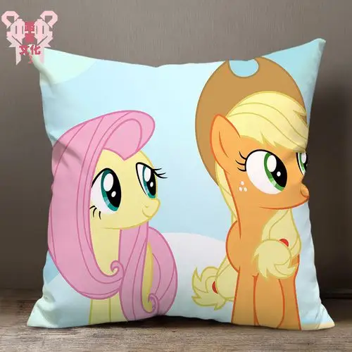 小马宝莉mylittlepony周边同款抱枕枕头定制沙发汽车靠垫动漫毛绒