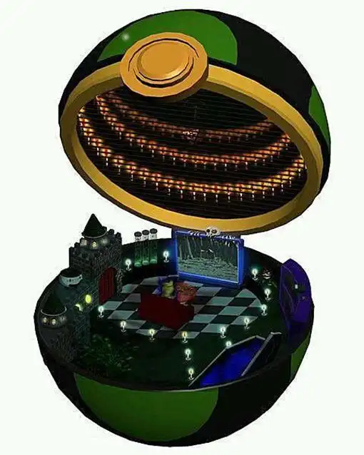 脑洞向宠物小精灵的精灵球内部是什么样子呢