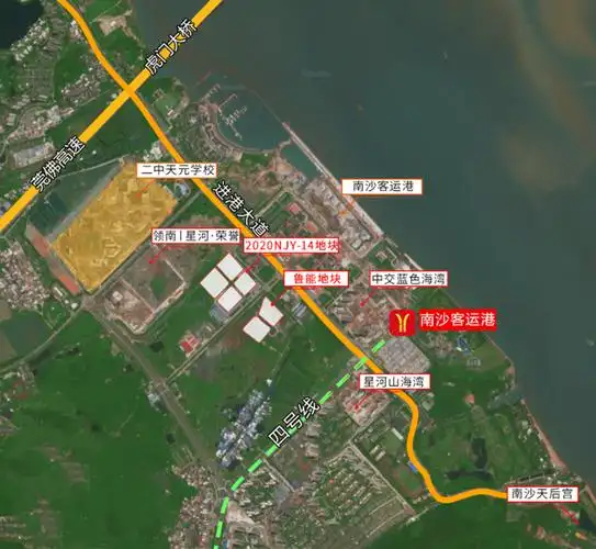 图解南沙港土拍未来房价几何