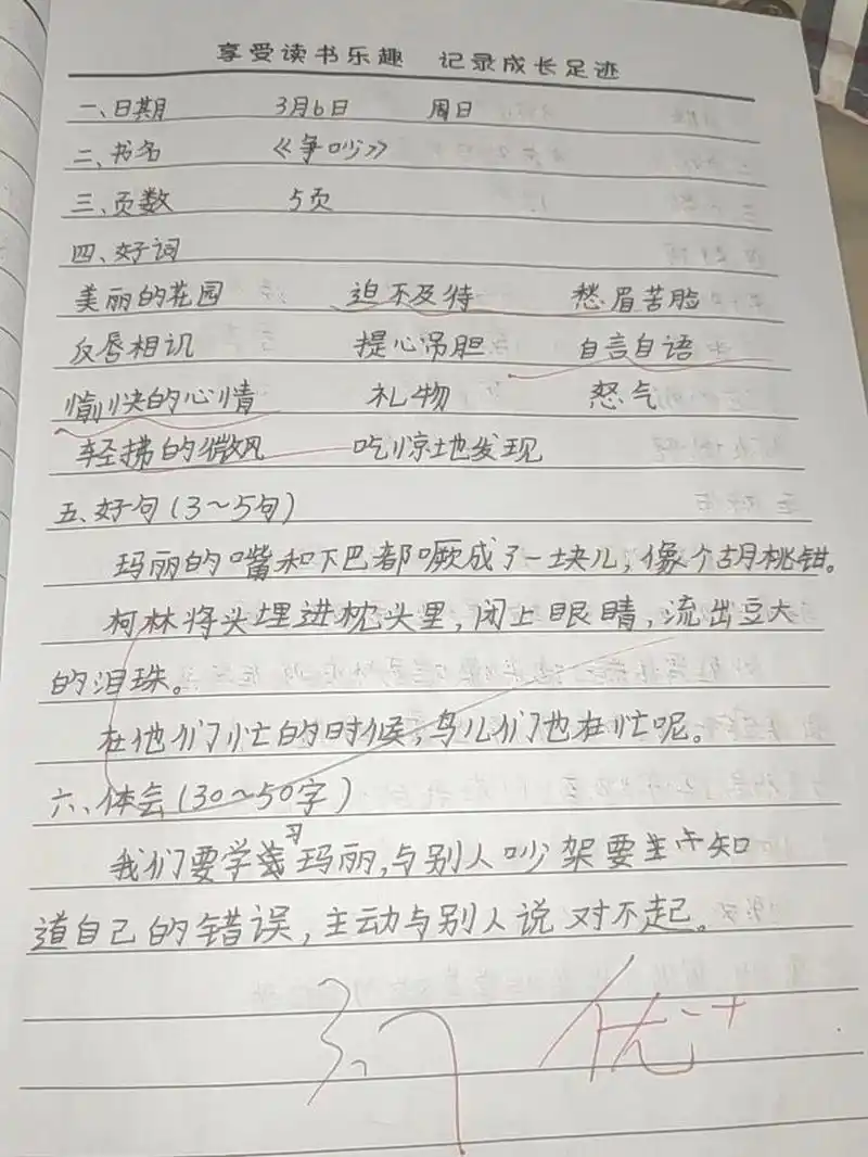 读书笔记摘抄大全 好词,好句,体会摘抄大全,日期随意