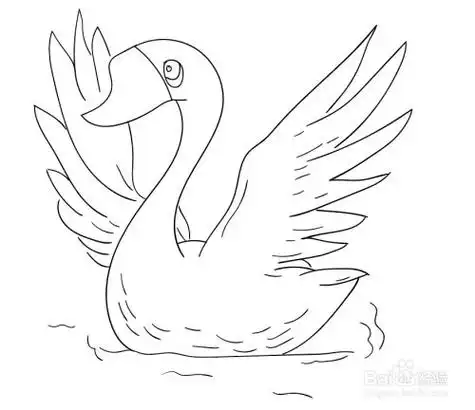 丑小鸭图片简笔画 丑小鸭图片简笔画绘本故事