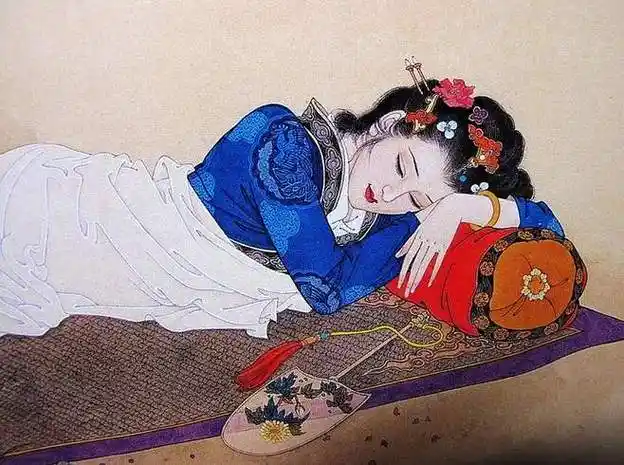 贵妃醉酒又是一个多月争分夺秒的完成了最后一副羞花图.