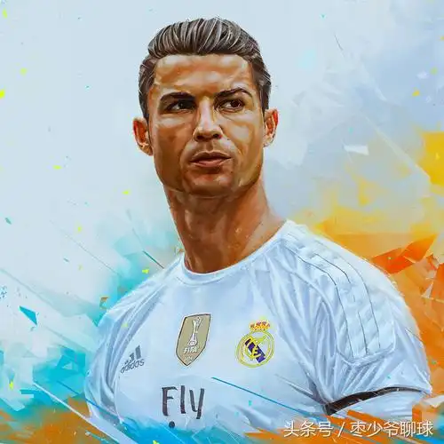 足球明星肖像画你喜欢哪一幅