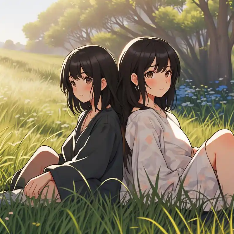 动漫风姐妹头像93大放送! 动漫风格的姐妹头像来啦!