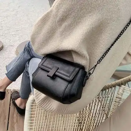 牛皮女包_laorentou 老人头 954v078l1a 女士单肩包-什么值得买