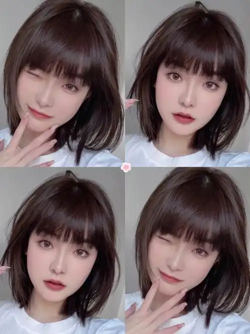 清新减龄显小短发圆脸女生福音